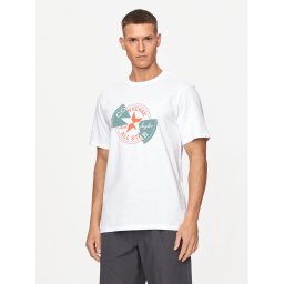 Converse Póló M Chuck Patch Distort Tee 10026427-A02 Fehér Regular Fit