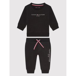 Tommy Hilfiger Melegítő Baby Essential KN0KN01485 Fekete Regular Fit