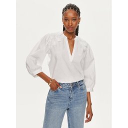 TWINSET Blúz 241TT2283 Fehér Loose Fit