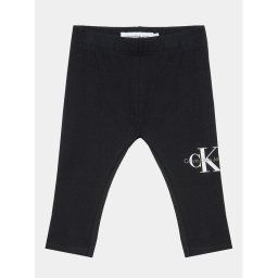 Calvin Klein Jeans Leggings Monogram IN0IN00081 Fekete Slim Fit