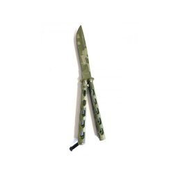 Összecsukható pillangókés Kandar, CAMO 23cm