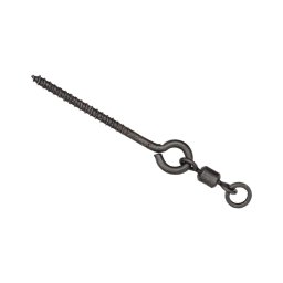 CarpZoom Menetes csalitüske forgóval 12 mm - fekete (CZ7984)