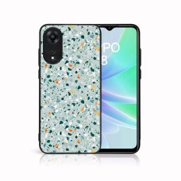 PROTEMIO MY ART Védőburkolat: Oppo A78 BLUE TERRAZZO (164)