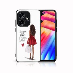 PROTEMIO MY ART Infinix védőburkolat Hot 30 RED DRESS (137)