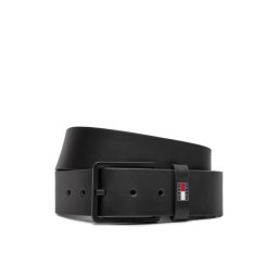 Tommy Jeans Férfi öv Tjm Flag Leather 4.0 AM0AM12420 Fekete