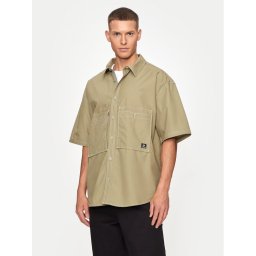 Converse Ing M Wordmark Utility Shirt 10026433-A02 Khaki Regular Fit