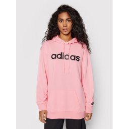 adidas Pulóver Linear Ov HD1754 Rózsaszín Loose Fit