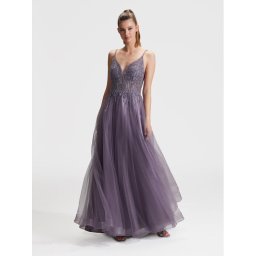 Hey Kyla Estélyi ruha 5AG005HK Lila Regular Fit