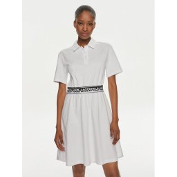 KARL LAGERFELD Hétköznapi ruha 241W1350 Fehér Regular Fit