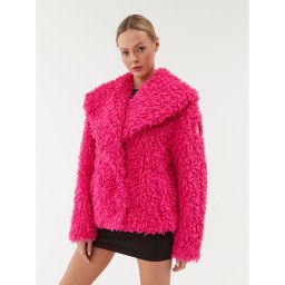 Just Cavalli Szőrme 75PAS420 Rózsaszín Regular Fit