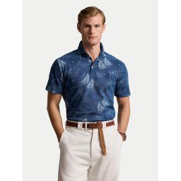 Polo Ralph Lauren Pólóing 710941436001 Kék Custom Slim Fit