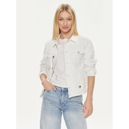 Tommy Jeans Farmer kabát DW0DW17658 Fehér Regular Fit
