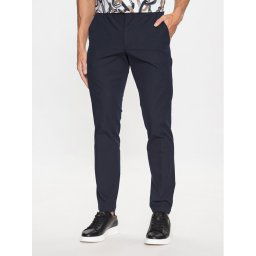 Boss Szövet nadrág Kaito1_T 50487754 Sötétkék Slim Fit