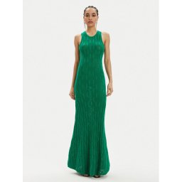 KARL LAGERFELD Kötött ruha 241W1335 Zöld Slim Fit