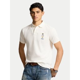 Polo Ralph Lauren Pólóing 710853312026 Ekru Slim Fit