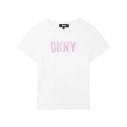 DKNY Póló D35S85 S Fehér Regular Fit
