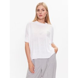 Peserico Blúz S99359F12 Fehér Relaxed Fit