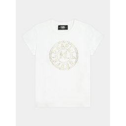 Karl Lagerfeld Kids Póló Z30109 S Fehér Regular Fit