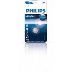 Philips gombelem A76, lúgos - 1db (LR44)