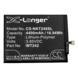 Nokia 2.4, Akkumulátor, 4400 mAh, Li-Polymer, Cameron Sino, kompatibilis