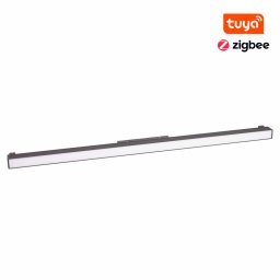MAXLIGHT Track Magnetic 48V-os sínrendszeres lámpa, 18W, CCT, 1126 lm, 60 cm, fekete, ZIGBEE