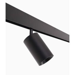 MAXLIGHT Track Magnetic 48V-os sínrendszeres spot lámpa, állítható, 20W, 3000K, 1332 lm, Ø7 cm, fekete