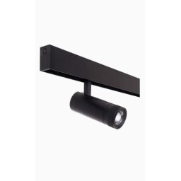 MAXLIGHT Track Magnetic 48V-os sínrendszeres spot lámpa, állítható, 12W, 3000K, 784 lm, Ø5 cm, fekete