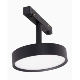 MAXLIGHT Track Magnetic 48V-os sínrendszeres spot lámpa, állítható, 11.5W, 3000K, 855 lm, Ø12 cm, fekete