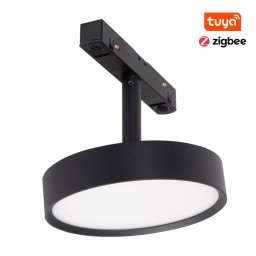 MAXLIGHT Track Magnetic 48V-os sínrendszeres spot lámpa, állítható, 11.5W, CCT, 855 lm, Ø12 cm, fekete, ZIGBEE