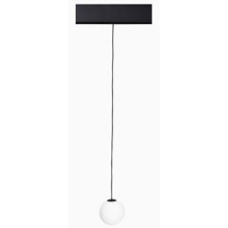 MAXLIGHT Track Magnetic 48V-os sínrendszeres függő lámpa, 6W, 3000K, 525 lm, 145 cm, fekete