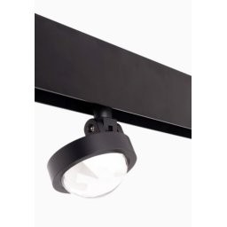 MAXLIGHT Track Magnetic 48V-os sínrendszeres lámpa, állítható, 8W, 3000K, 767 lm, Ø6.5 cm, fekete