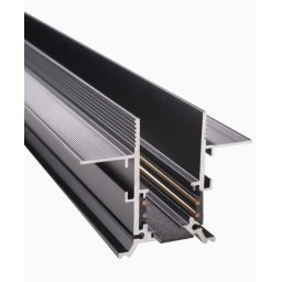 MAXLIGHT Track Magnetic sínelem, süllyesztett, 1 méter, fekete