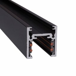 MAXLIGHT Track Magnetic sínelem, falon kívűli, 1 méter, fekete, 2.8 cm magas