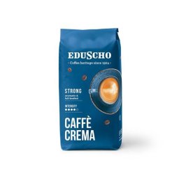 EDUSCHO Kávé, pörkölt, szemes, 500 g, EDUSCHO "Caffe Crema Strong"