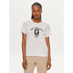 Gant Póló Logo 4200849 Fehér Regular Fit