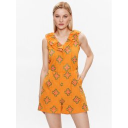 NAF NAF Kezeslábas Lilia XEND13 Narancssárga Regular Fit