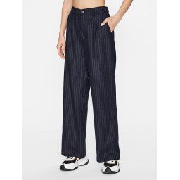 Pepe Jeans Szövet nadrág Rene Pant PL211677 Fekete Regular Fit