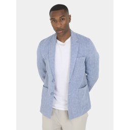 Brave Soul Zakó MJK-CAMBRIDGE Kék Straight Fit
