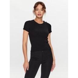 Liu Jo Sport Póló CF3204 MS99E Fekete Slim Leg