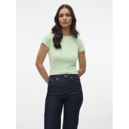 Vero Moda Póló Chloe 10306894 Zöld Tight Fit
