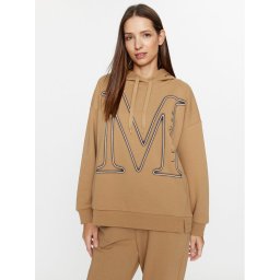 Max Mara Leisure Pulóver Salice 2339260336650 Barna Regular Fit