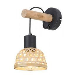 RATTAN Fali lámpa D:130mm E27 1x15W