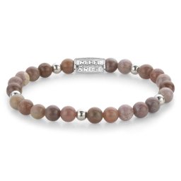 Rebel and Rose -Indián tavasz féldrágaköves karkötő, unisex divatékszer - (RR-60125-S-S)