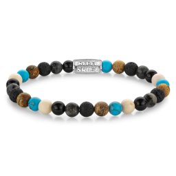 Rebel and Rose -Nyári szellő féldrágaköves karkötő, unisex divatékszer - (RR-60131-S-S)