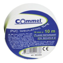 Commel szigetelőszalag 15mm x 10m fehér 1 db