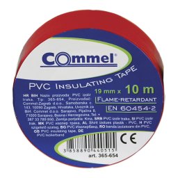 Commel szigetelőszalag 15mm x 10m piros 1 db