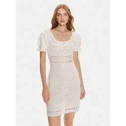 Gina Tricot Nyári ruha 22257 Fehér Slim Fit