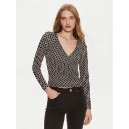Marciano Guess Blúz 4YGP00 6262A Fekete Slim Fit