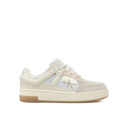 Calvin Klein Jeans Sportcipők Basket Cupsole Low Mix Ml Mtr YW0YW01490 Fehér