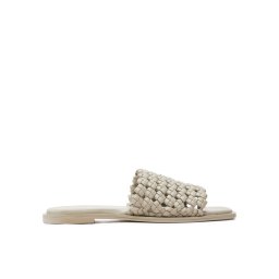 Calvin Klein Papucs Flat Slide Latt HW0HW02143 Bézs